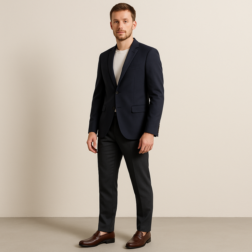 Men’s Classic Leather Loafers-The British Gentlemen