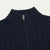 The St. Moritz Cable Knit Zipper Sweater for Men - Old Money Style