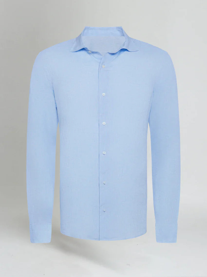 The Matera Men's Premium Linen Button Up Shirt