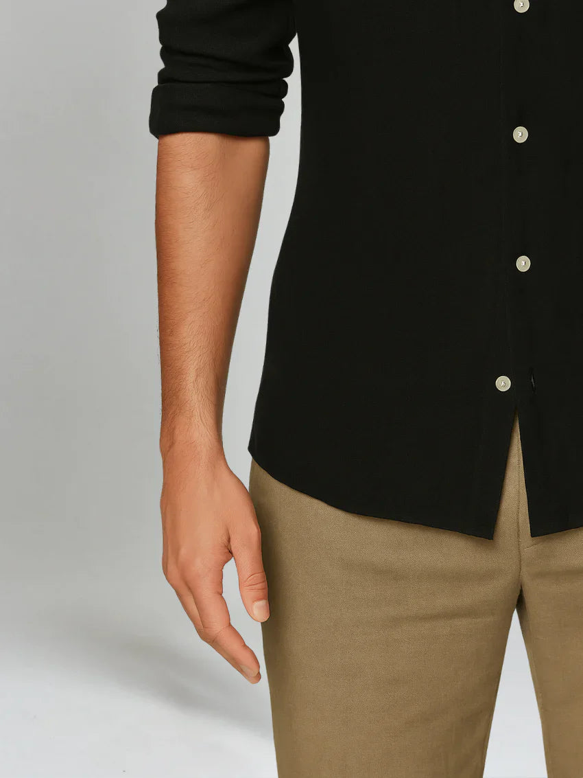 The Matera Men's Premium Linen Button Up Shirt