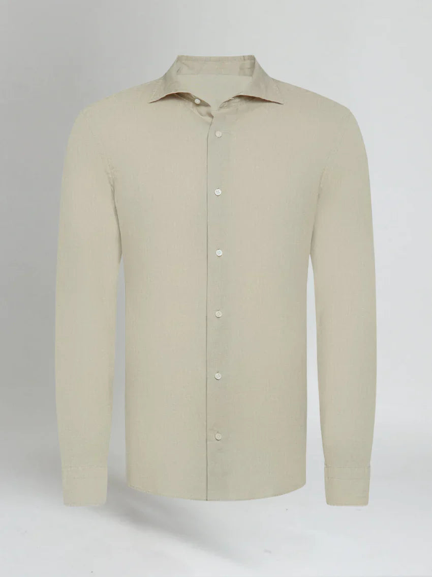 The Matera Men's Premium Linen Button Up Shirt