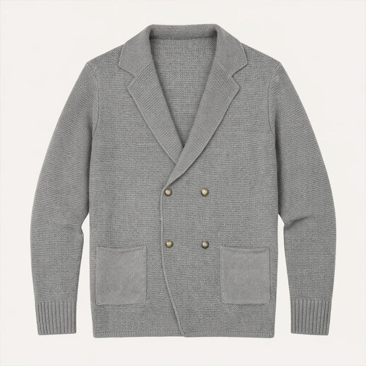 The Pisa Men’s Smart Casual Double Breasted Knit Cardigan