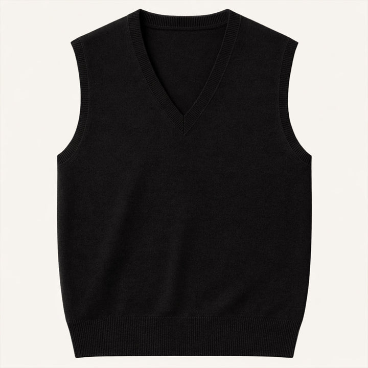 The Riverdale Men’s V Neck Sleeveless Knit Sweater Vest for Layered Look