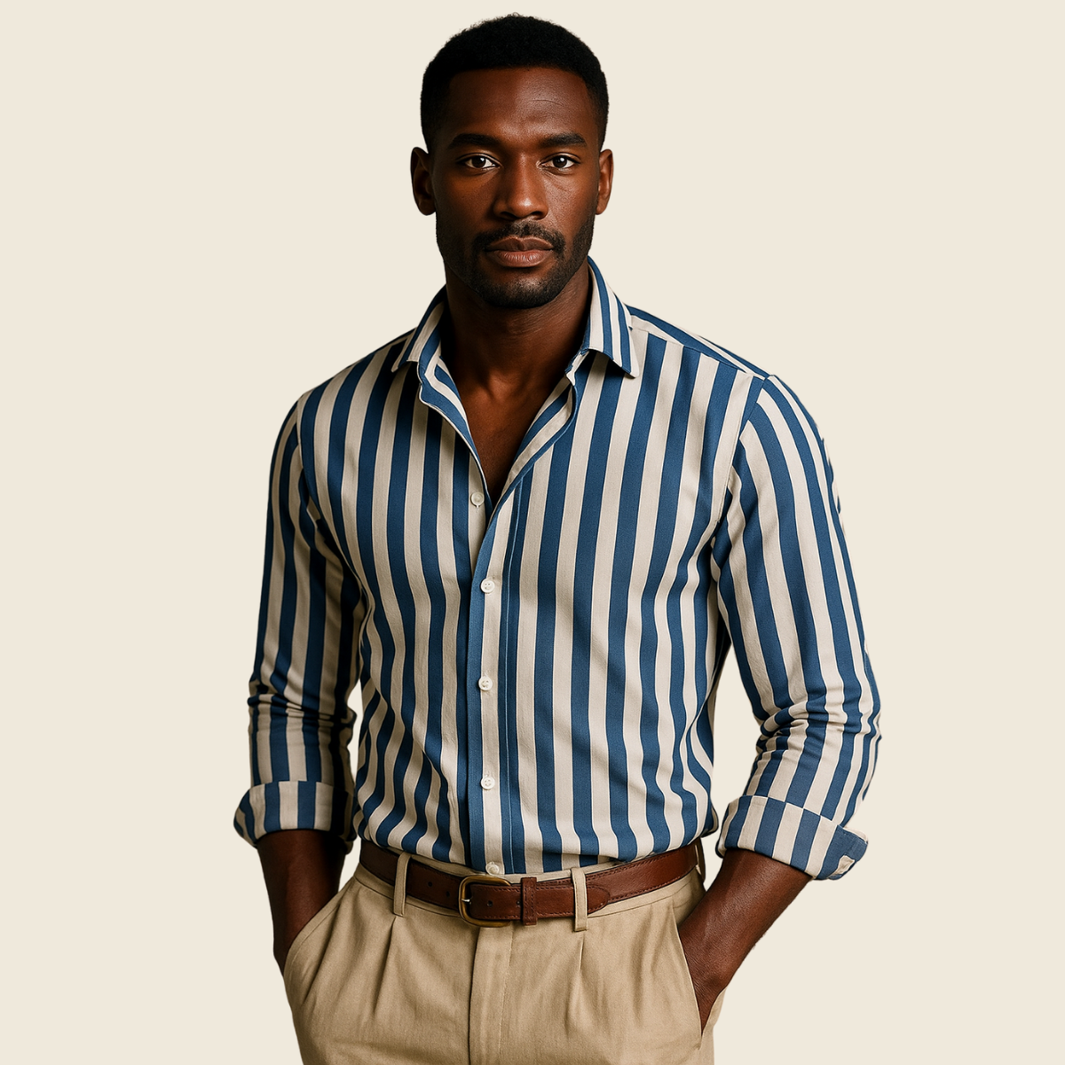 The Vittorio Striped linen Shirt