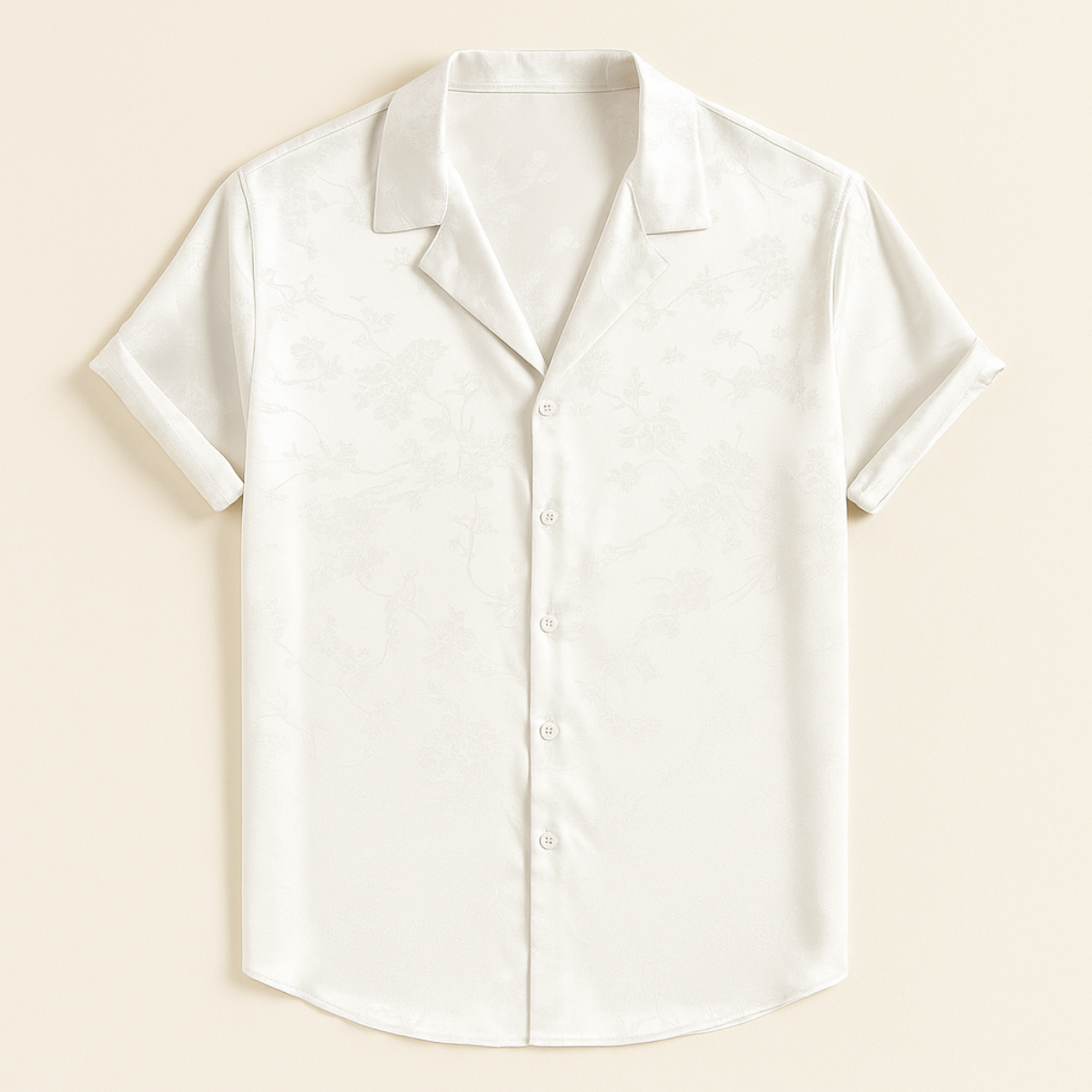 The Hawthorn Satin Shirt for Men