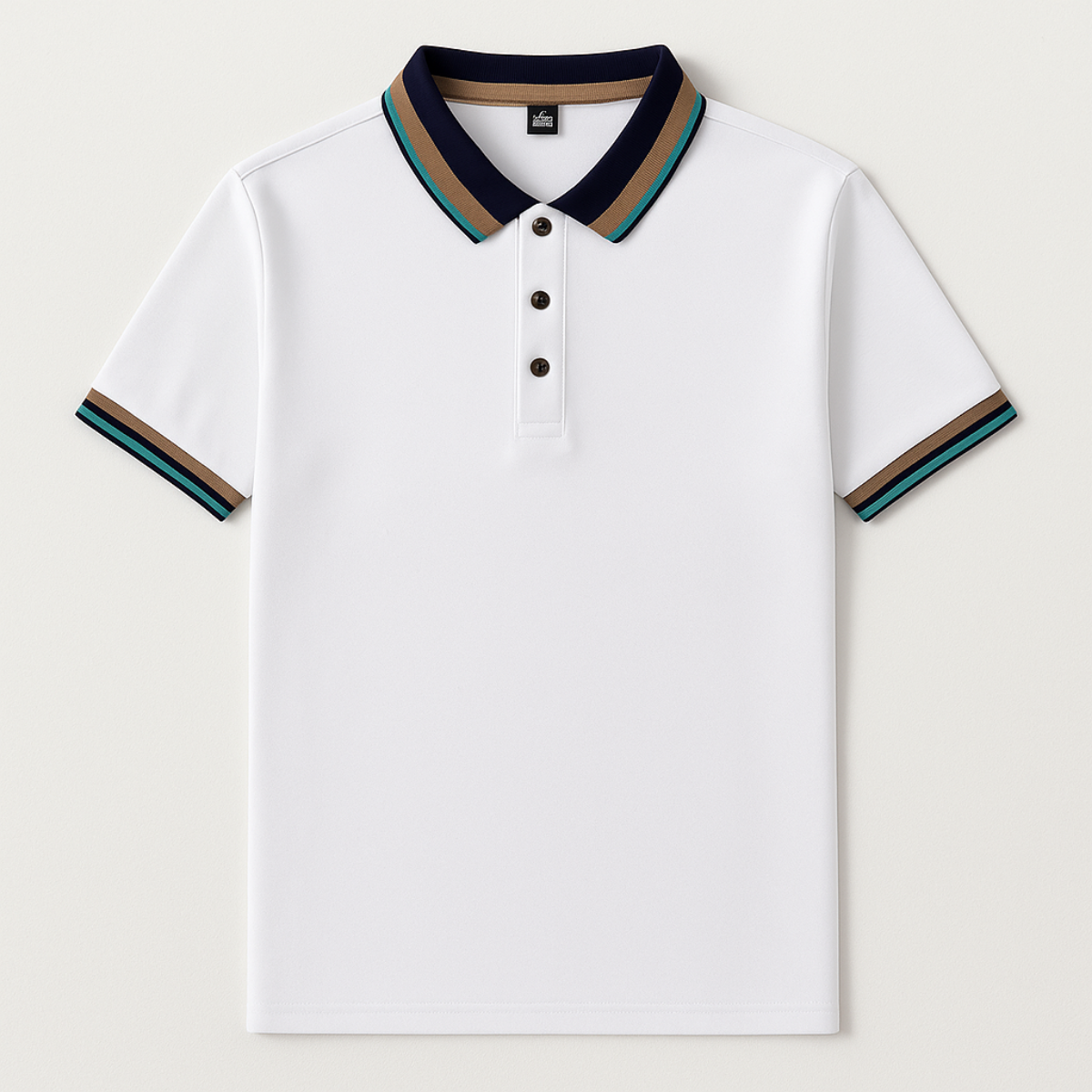 The Bellagio Striped Cotton Polo
