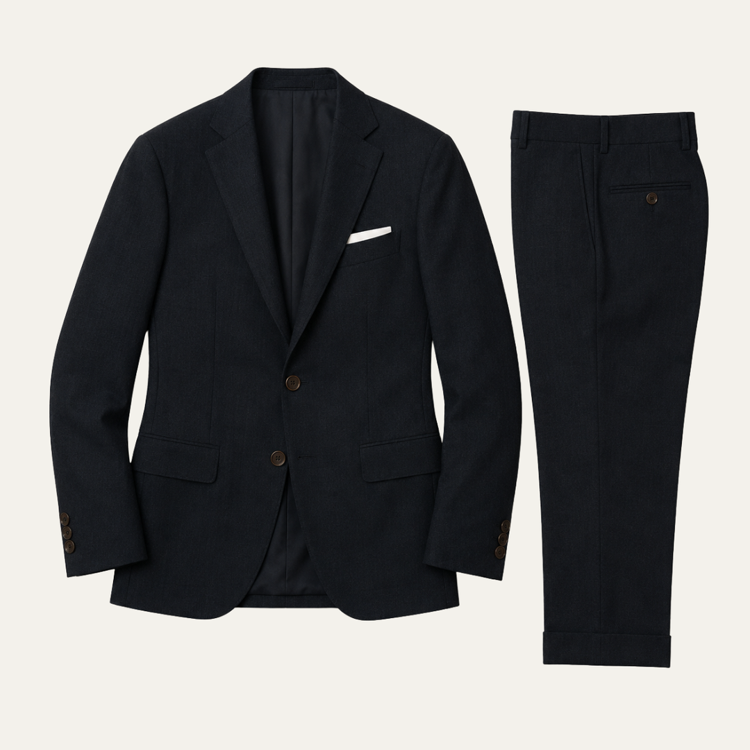 The Seabrook Men's Slim Fit Linen Suit Set - Blazer & Trousers