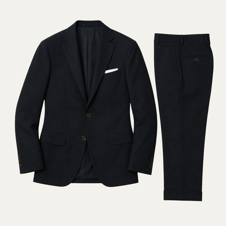 The Seabrook Men's Slim Fit Linen Suit Set - Blazer & Trousers