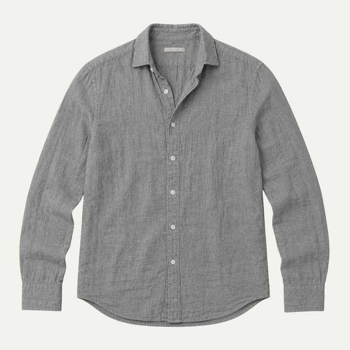 The Tuscany Men's Relaxed Fit Linen Button Up Shirt