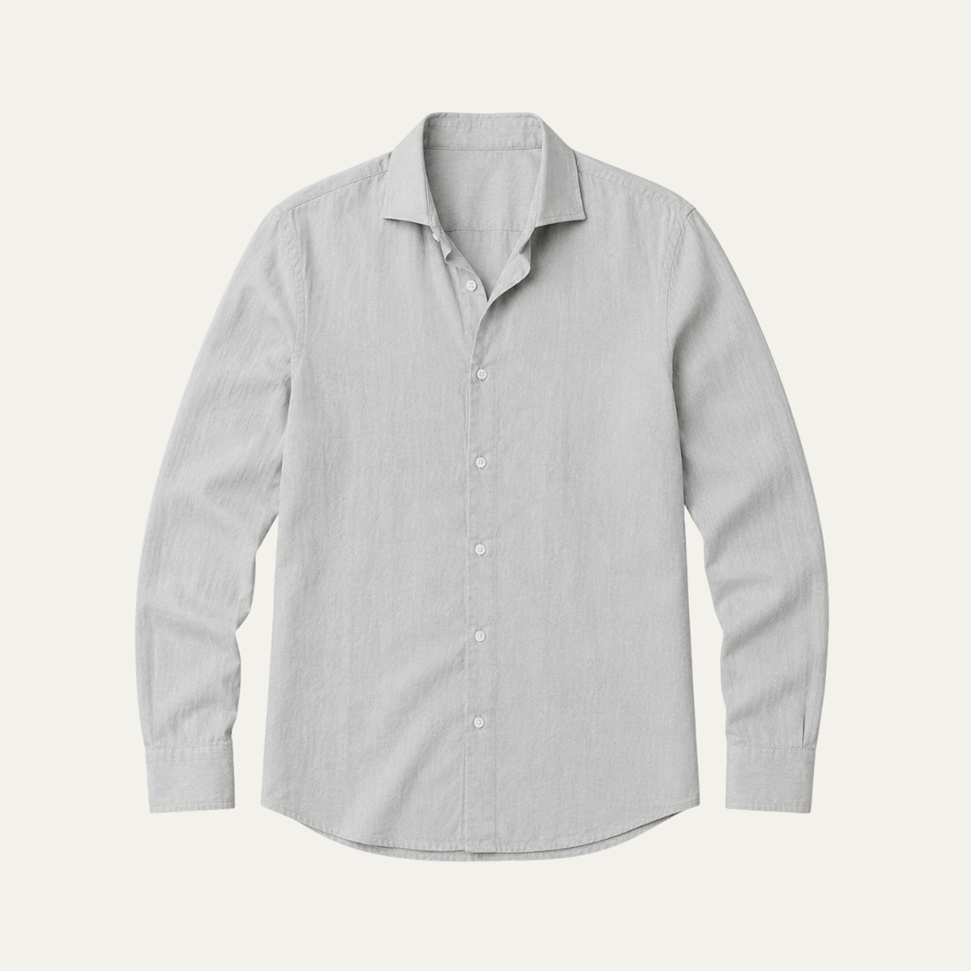 The Sorrento Men's Elegant Linen Button Down Shirt
