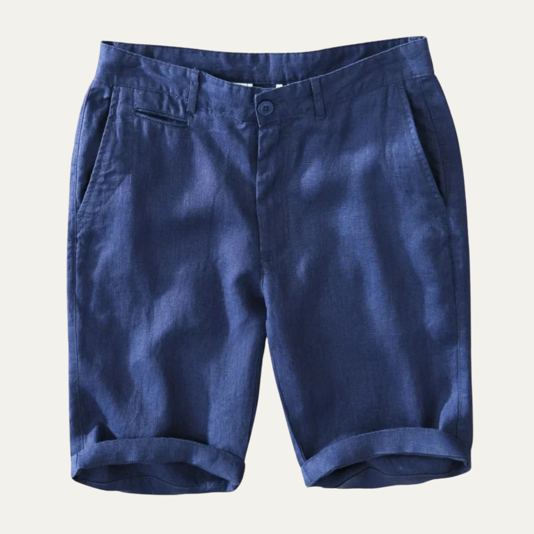 The Manhattan Men's Linen Tailored Shorts