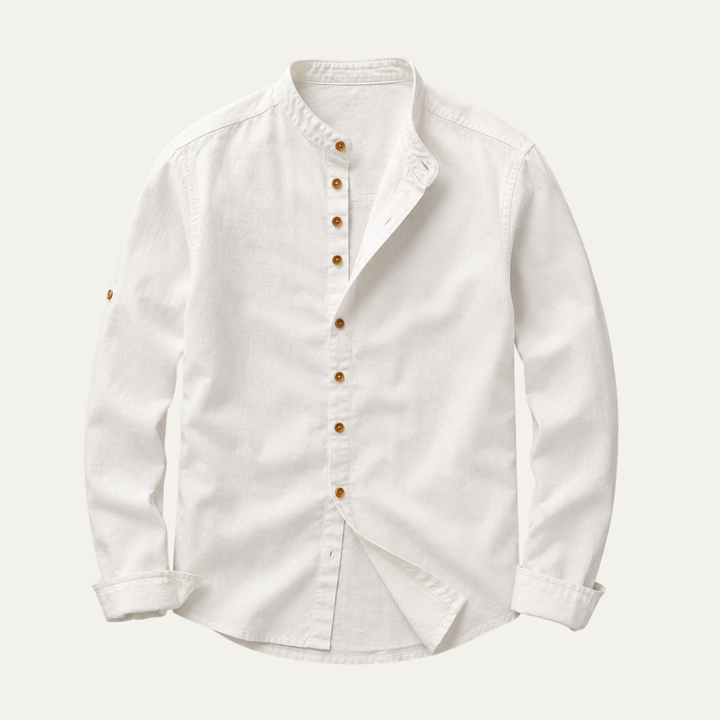 The Malibu Men's Breathable Linen Collar Shirt
