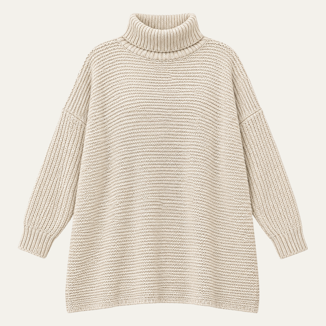 Women’s Oversized Turtleneck Sweater Dress