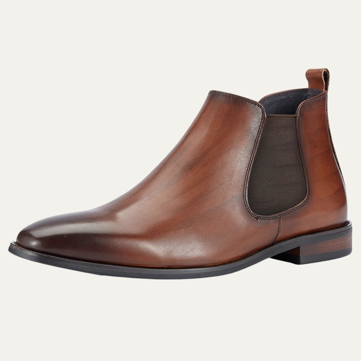 The Kirkwall Men's Polished Leather Smart Chelsea Boots