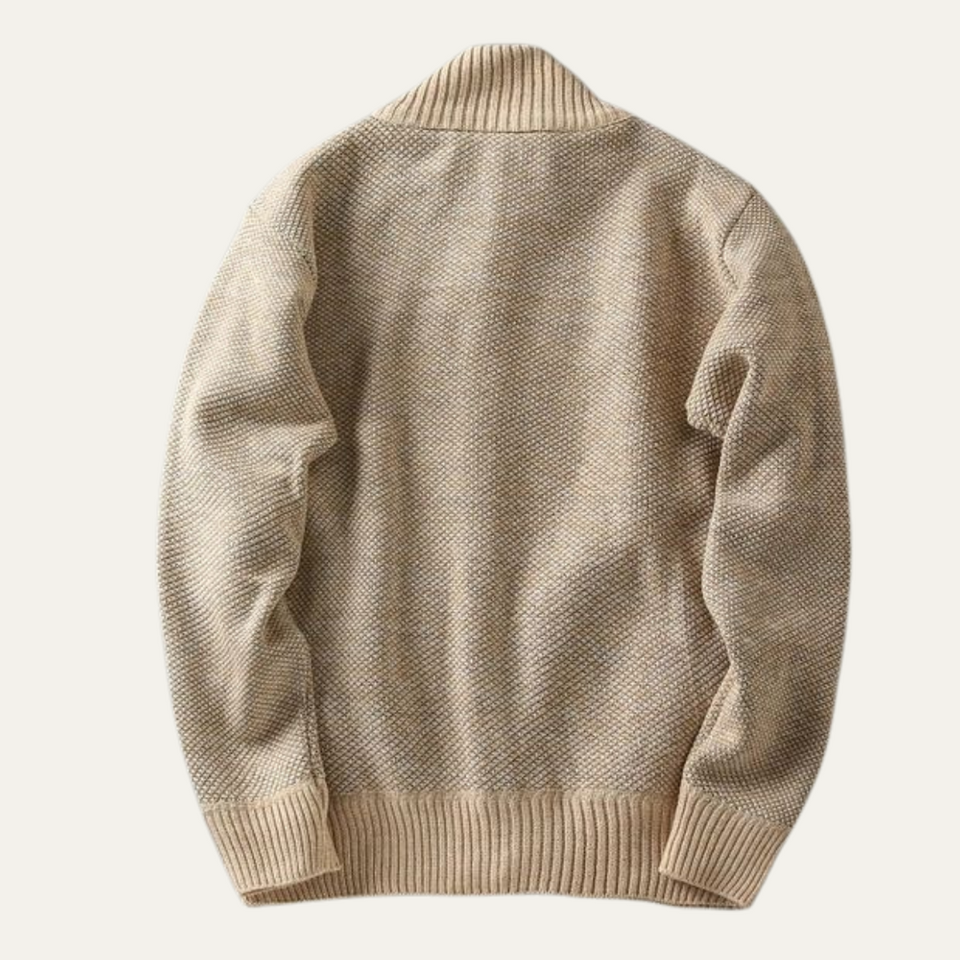 The Southwick Men's Chunky Knit Zip Layer Jacket