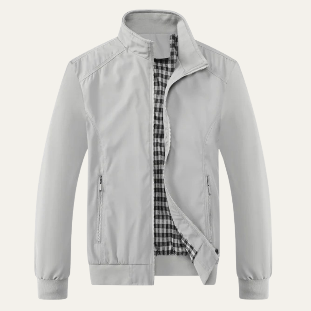 The Chesterfield Men’s Casual Lightweight Bomber Zip Up Jacket