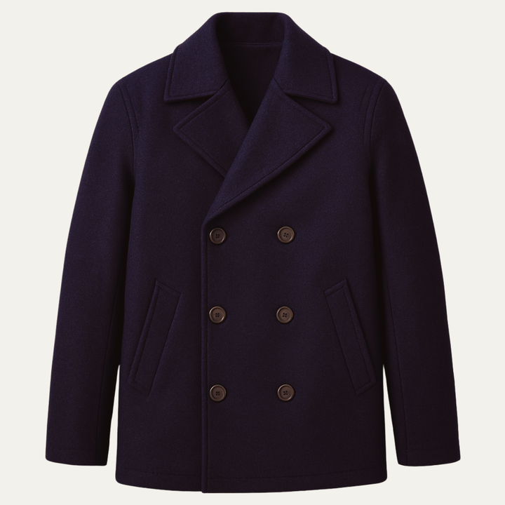 The Parma Men’s Slim Fit Casual Versatile Peacoat