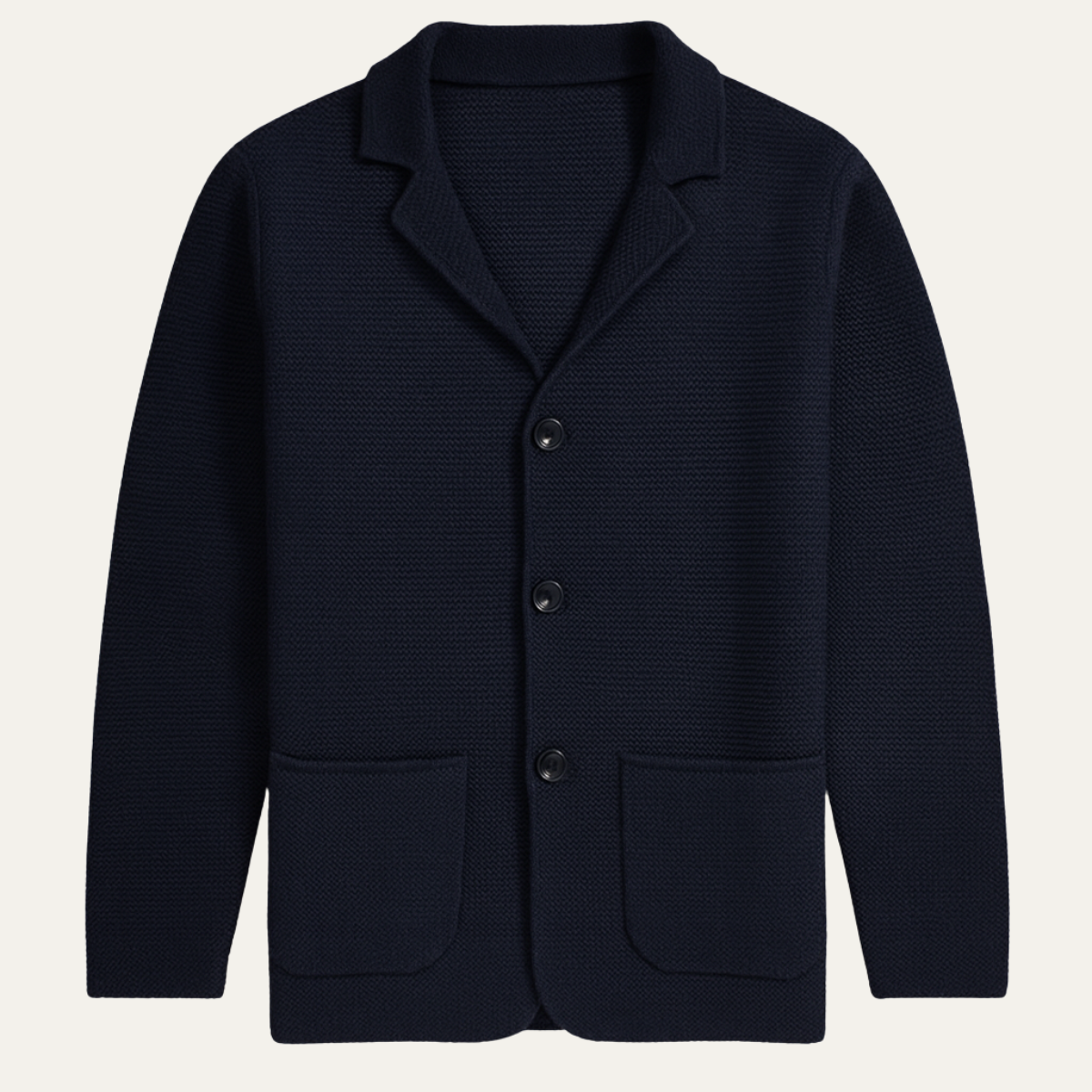 The Burano Men’s Knitted Button Down Blazer Cardigan
