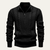 The Bolsena Men’s Slim Fit Cable Knit Zip Cardigan