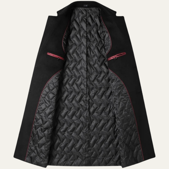 The Ascot Men's Elegant Long Winter Smart Coat