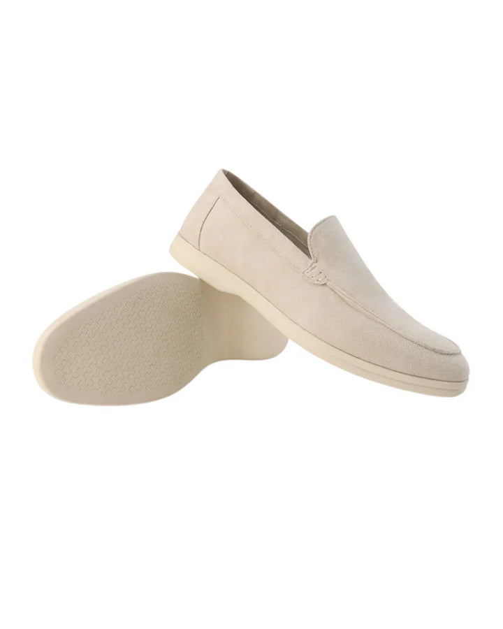 The Venetian Men's Trendy Suede Slip On Loafers