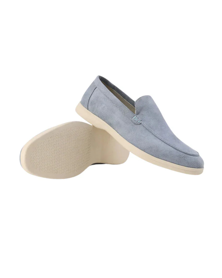 The Venetian Men's Trendy Suede Slip On Loafers