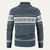 The Taranto Men’s Warm Knitted Wool Blend Zip Cardigan