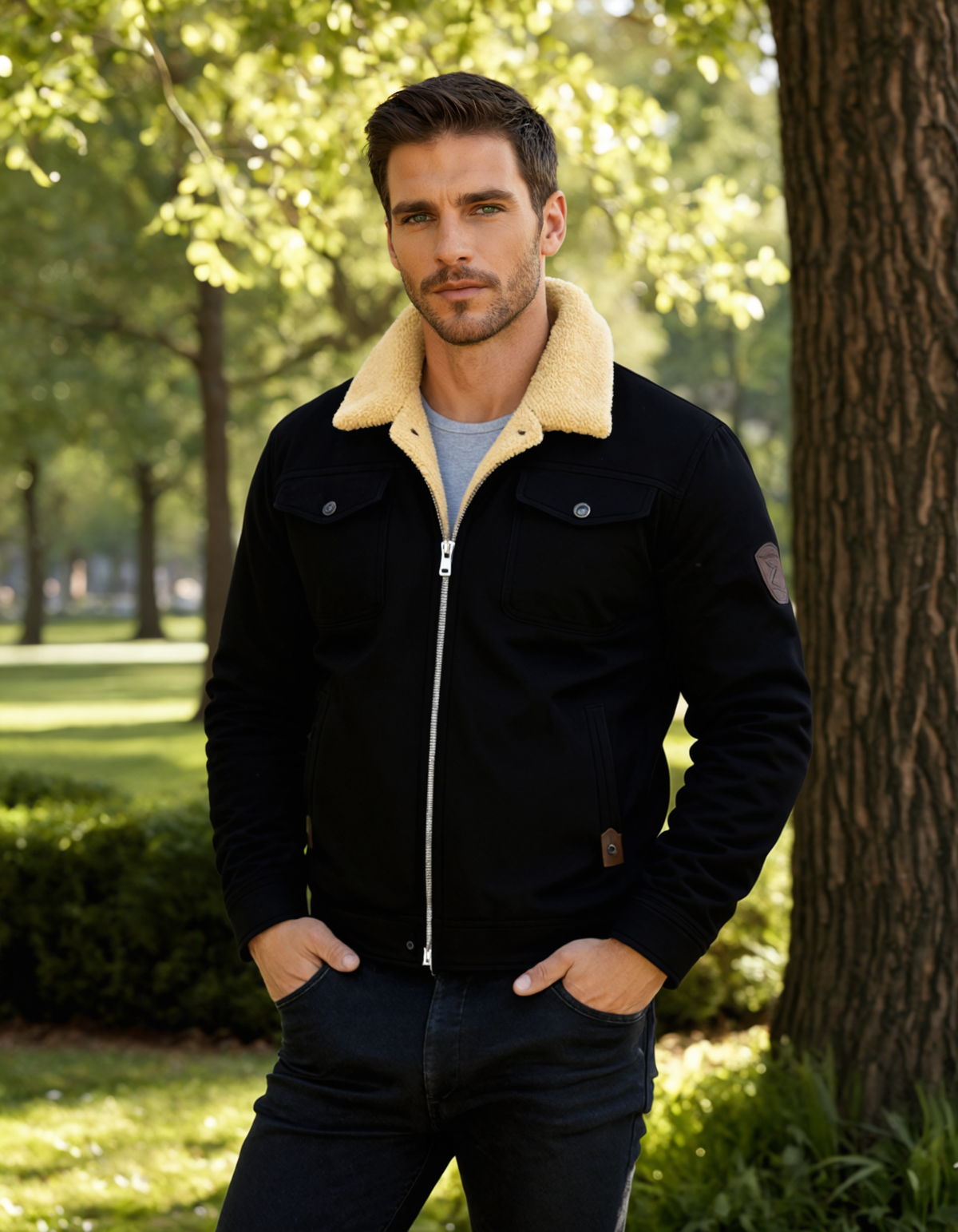 The Stonevale Men’s Insulated Fleece Lined Winter Coat