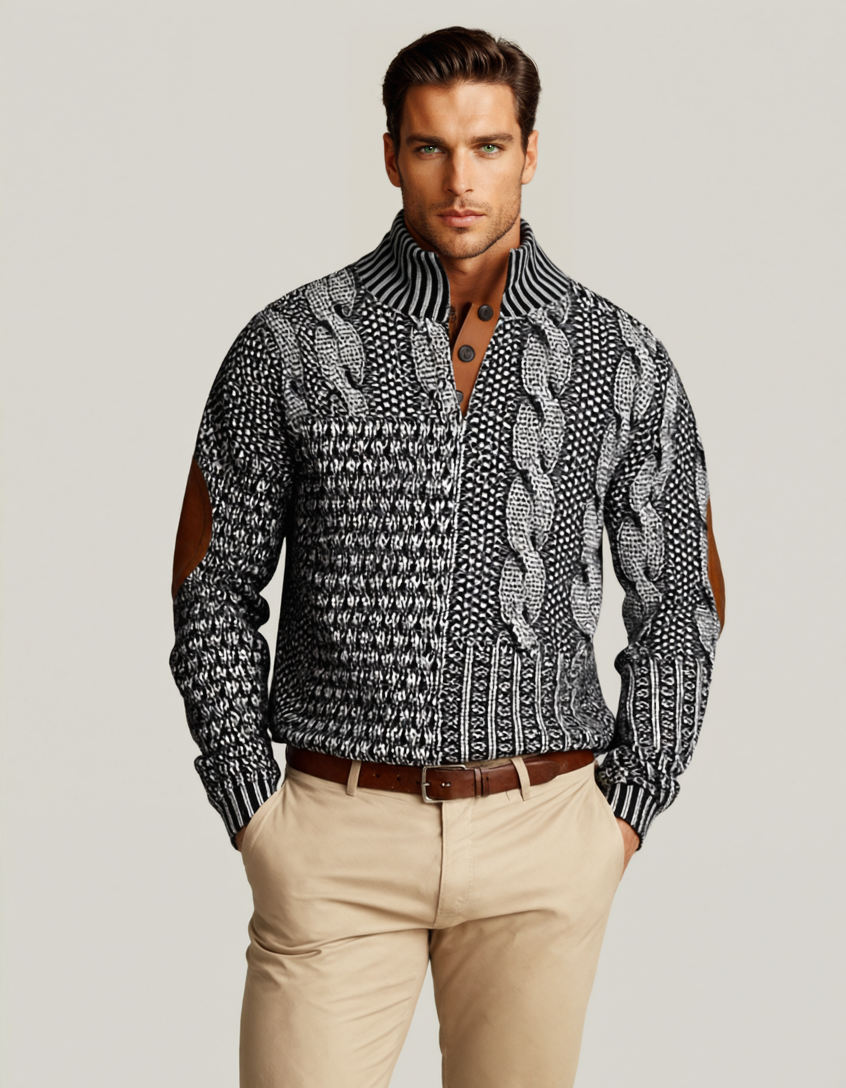 The Kingsley Men’s Luxury Cashmere Knit Sweater