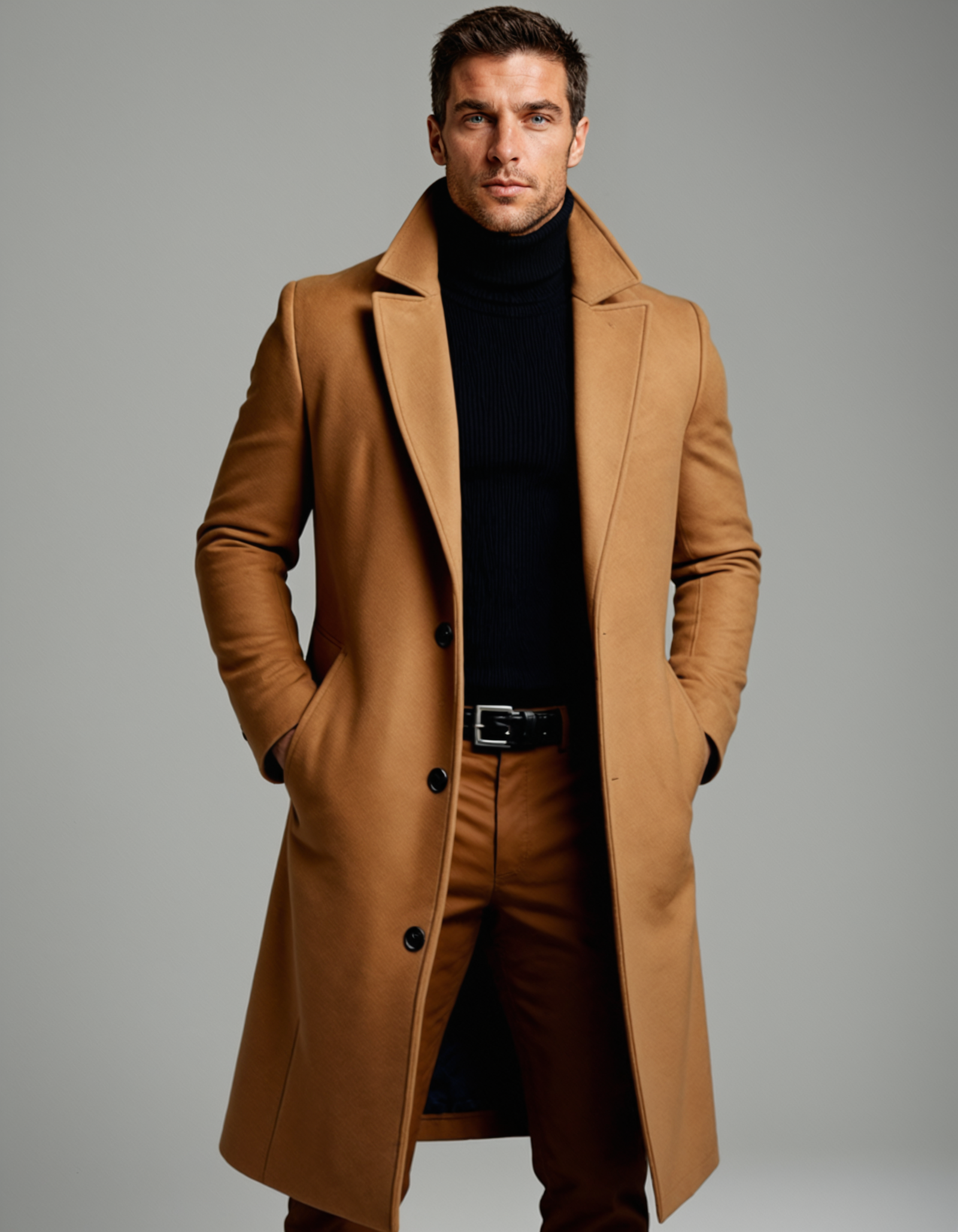 The Ridgeford Men’s Classic Wool Winter Overcoat