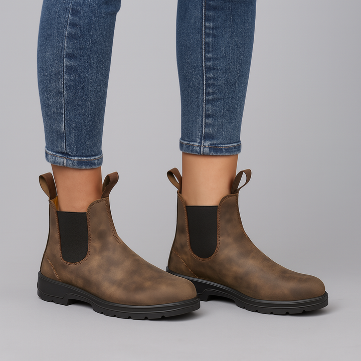 Women's Waterproof Chelsea Boots for Casual and Rainy Weather