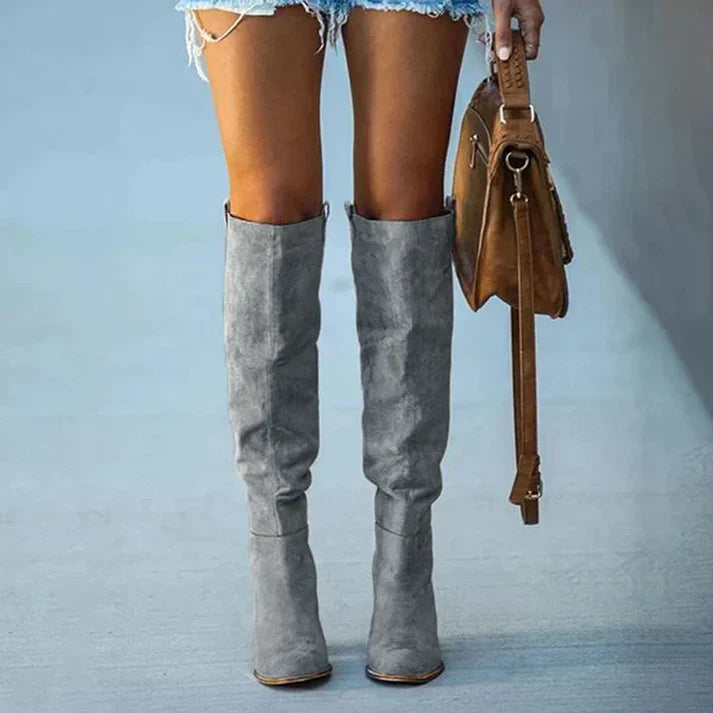 Women's Knee-High Suede Boots
