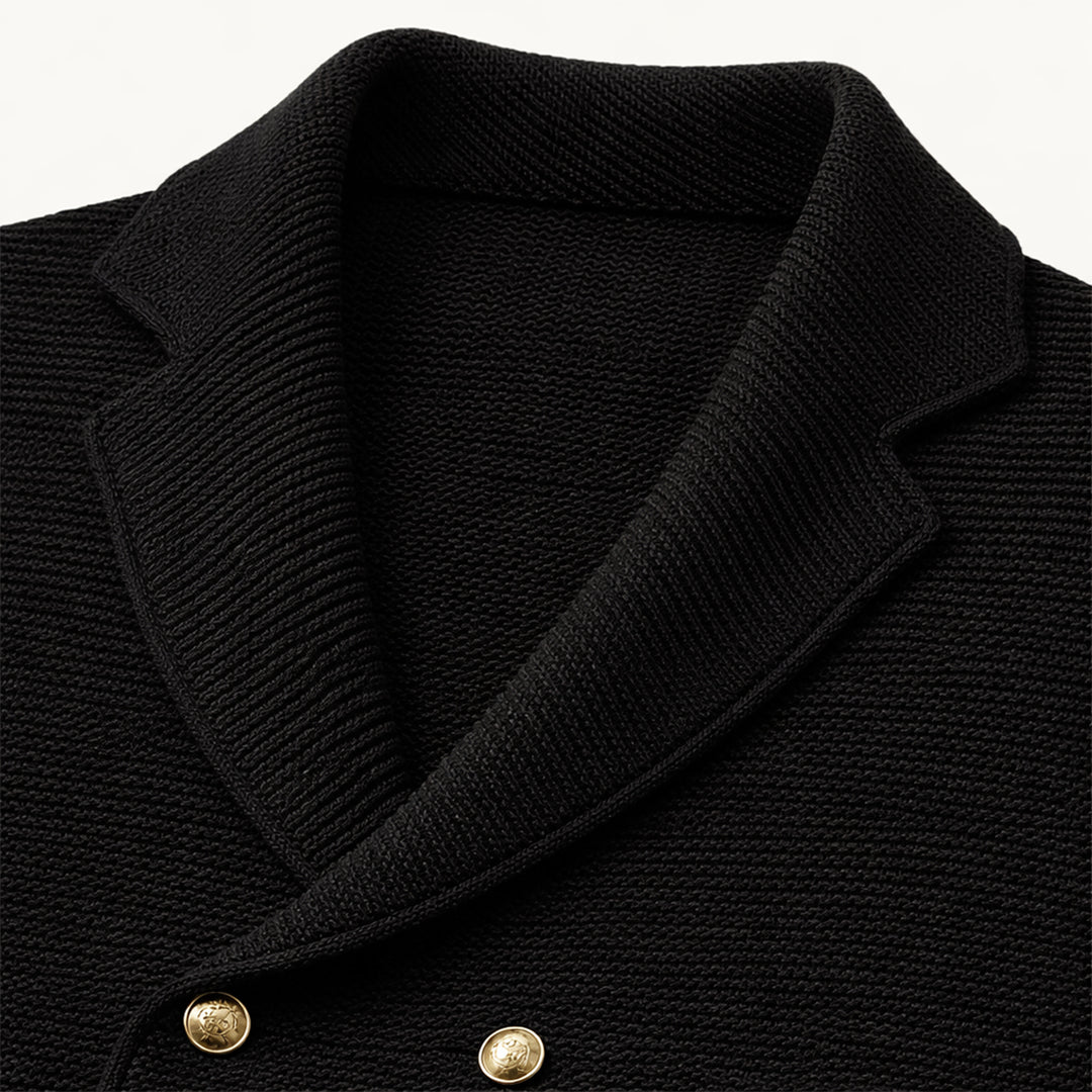 The Pisa Men’s Smart Casual Double Breasted Knit Cardigan