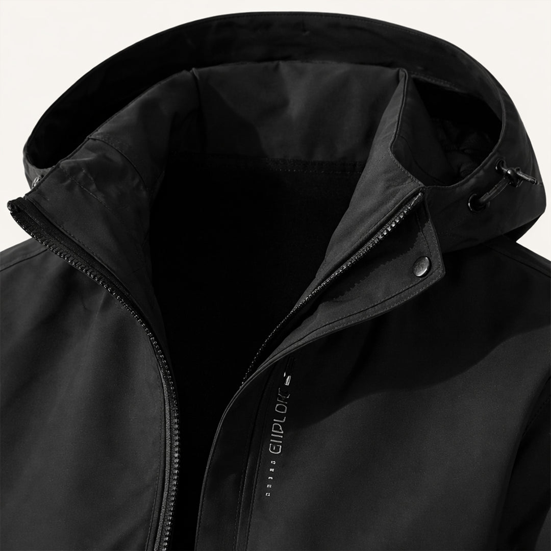 The Grandmere Waterproof Softshell Rain Jacket – Windproof Hooded Outdoor Hiking Coat