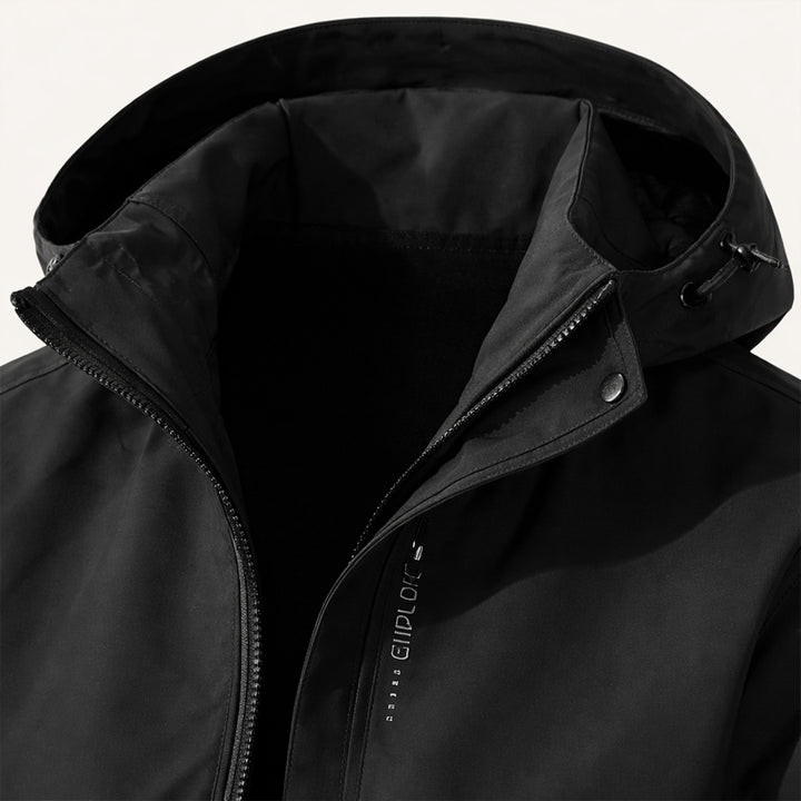 The Grandmere Waterproof Softshell Rain Jacket – Windproof Hooded Outdoor Hiking Coat
