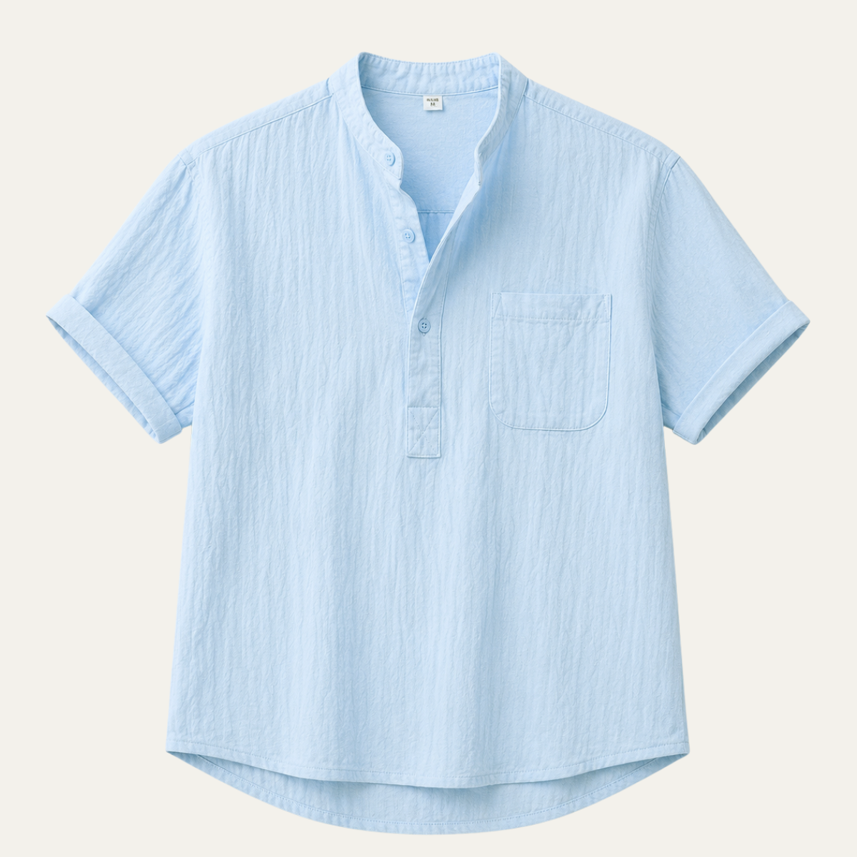 The Rodeo Men’s Linen Henley Summer Shirt