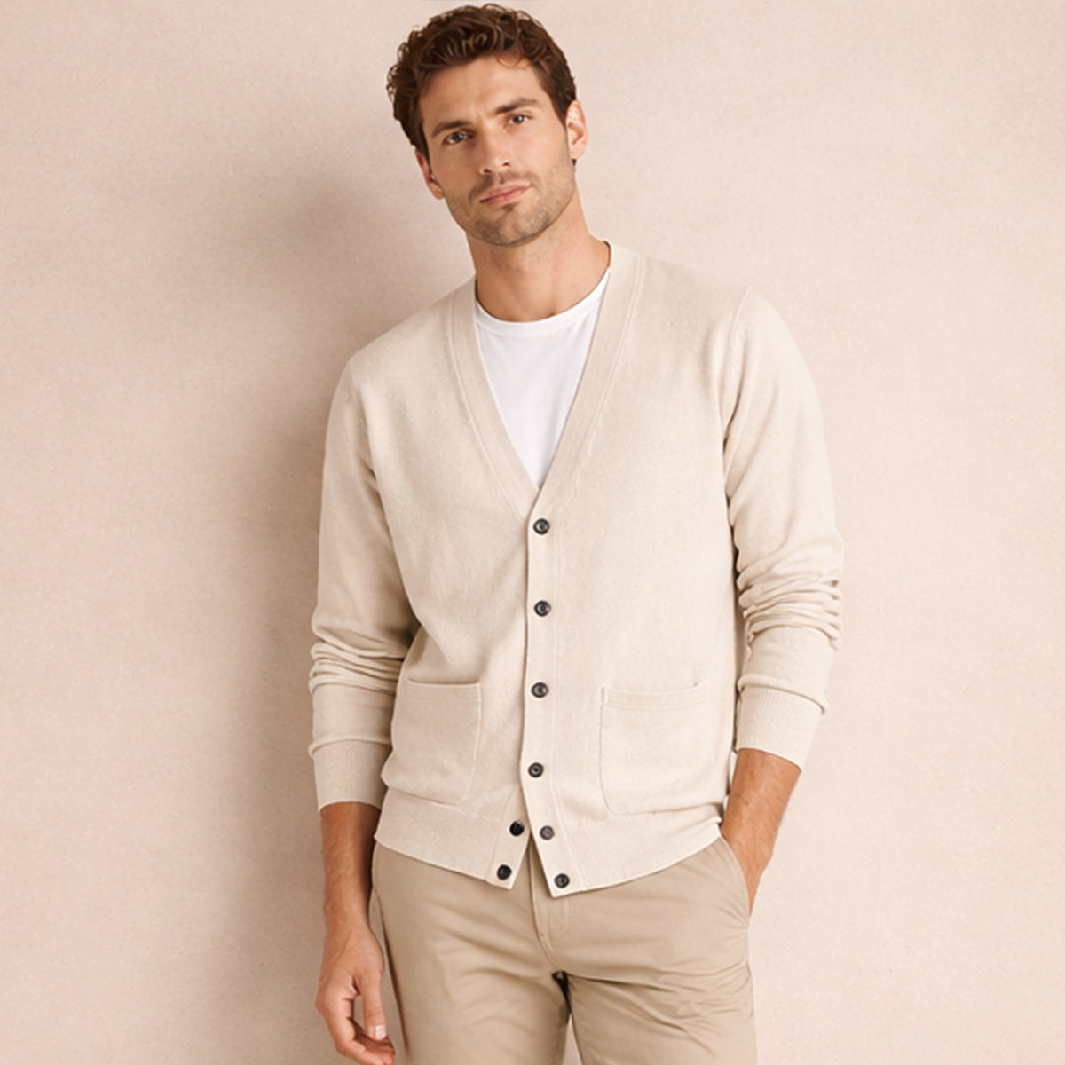The Mayfair 100% Cashmere Cardigan for Men