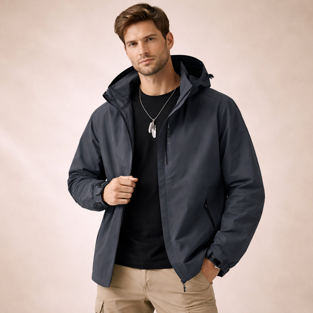 The Grandmere Waterproof Softshell Rain Jacket – Windproof Hooded Outdoor Hiking Coat