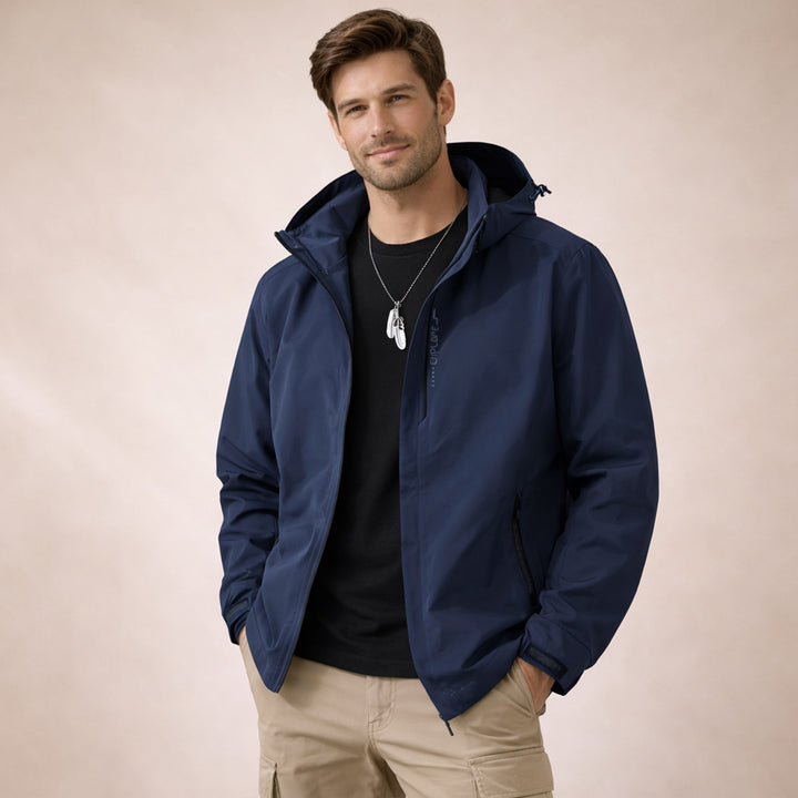 The Grandmere Waterproof Softshell Rain Jacket – Windproof Hooded Outdoor Hiking Coat