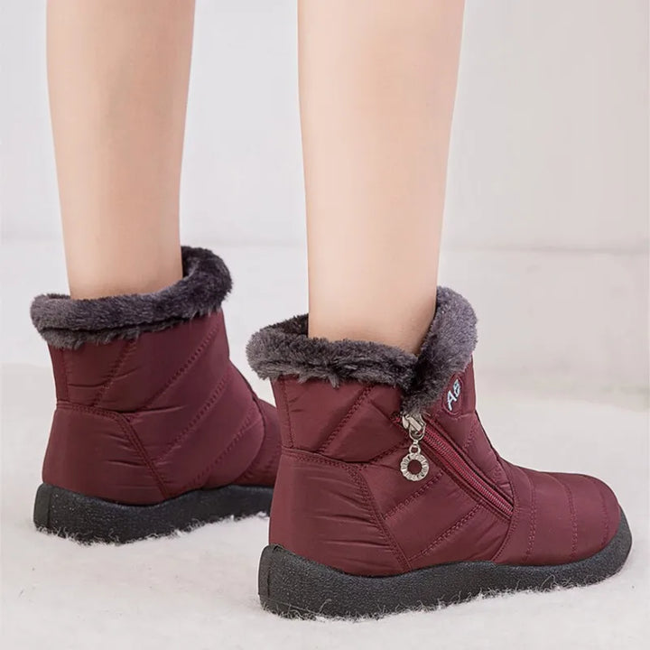 Cozy Fleece-Lined Women's Ankle Boots for Winter