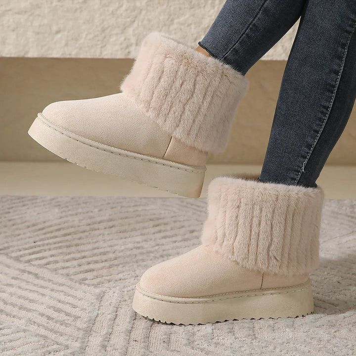 Women's Stylish Winter Boots Plush Lining