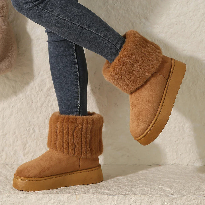Women's Stylish Winter Boots Plush Lining