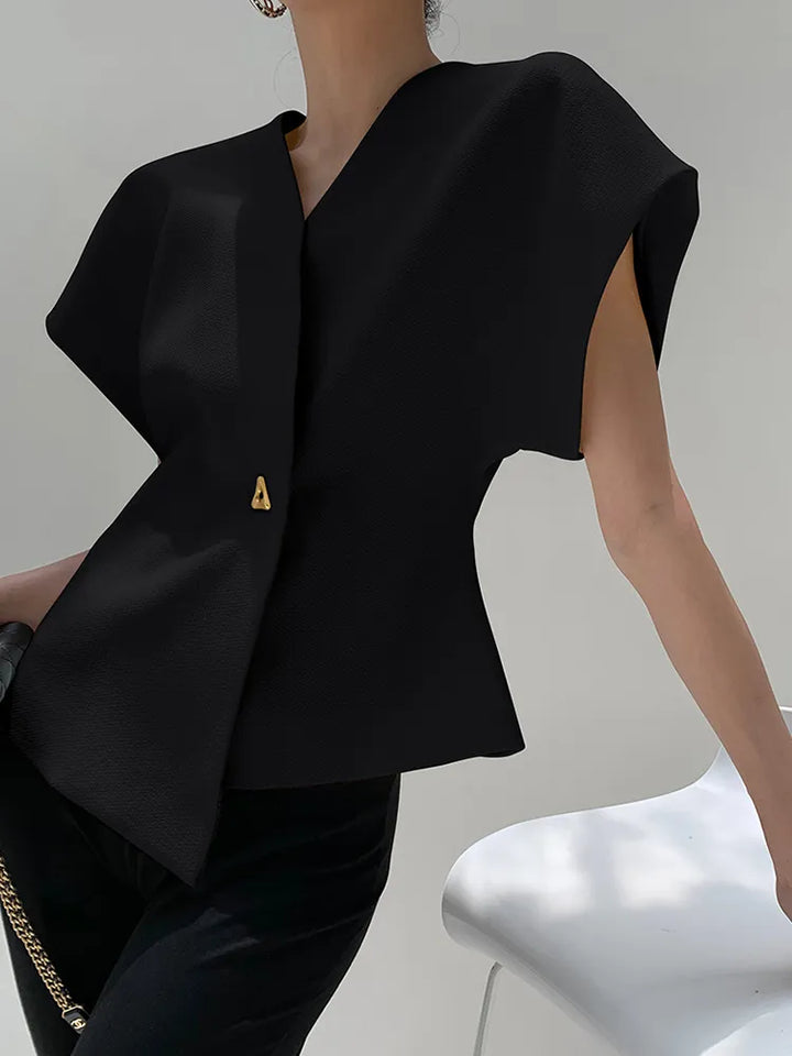 Women's Structured Blazer Top