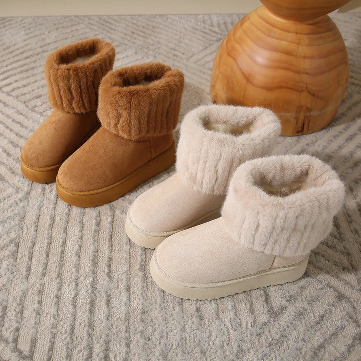 Women's Stylish Winter Boots Plush Lining