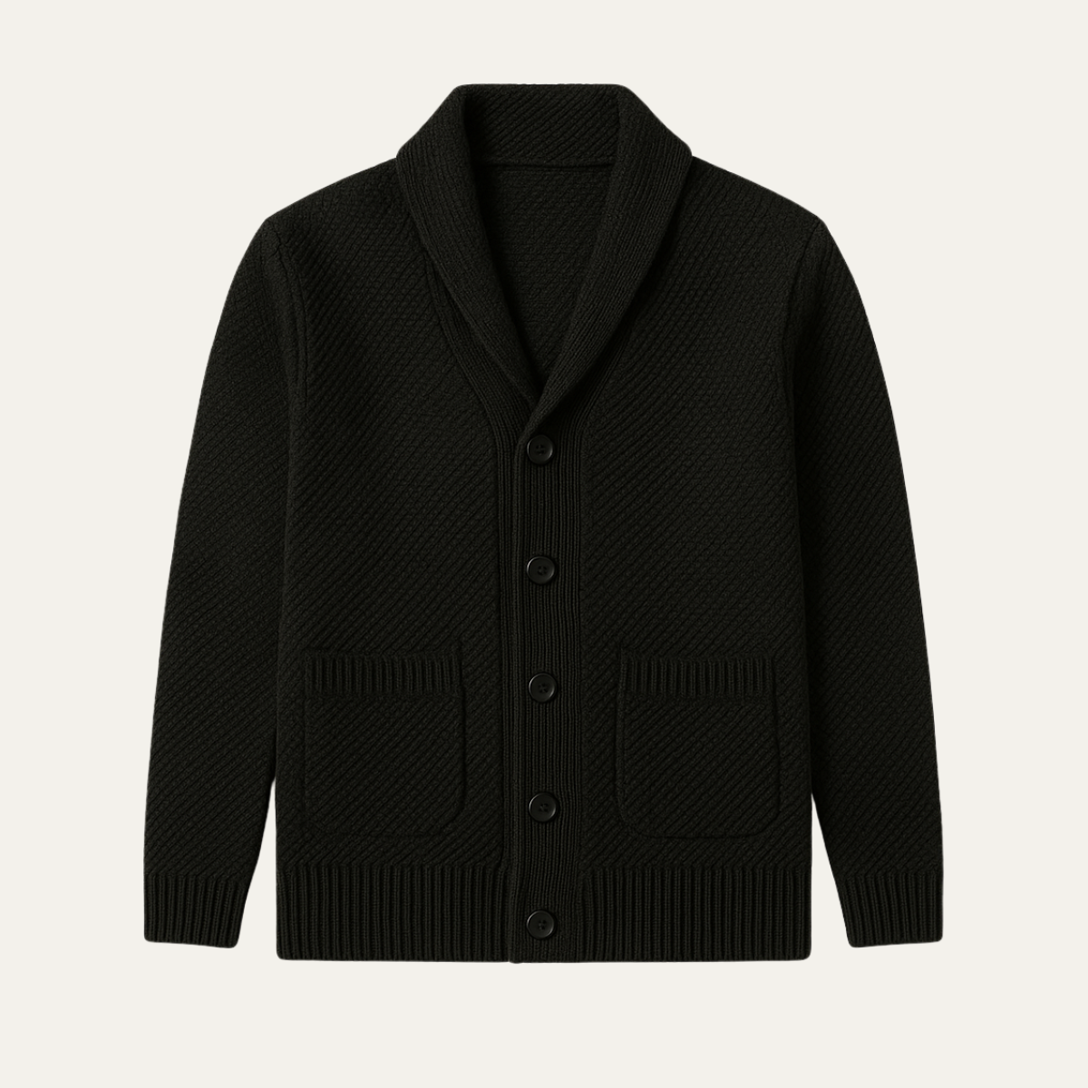 The Pembroke Men’s Shawl-Collar Button Up Cardigan