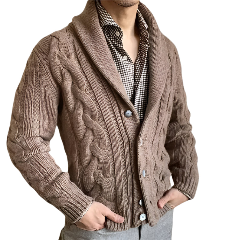 The Kensington Knitted Cardigan-The British Gentlemen