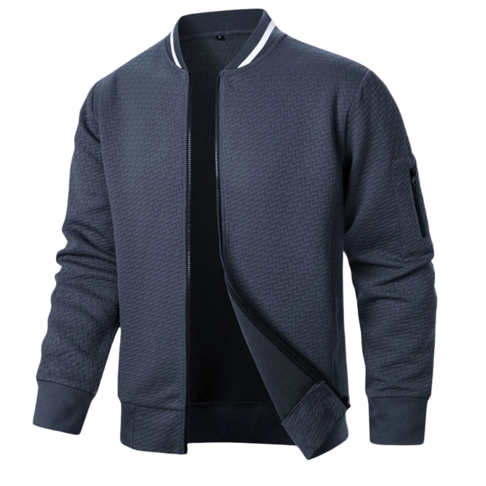The Harrogate Elegant Zip-Up Cardigan-The British Gentlemen
