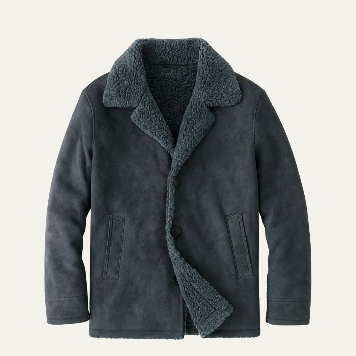 The Aspen Shearling Coat – Men’s Classic Winter Overcoat