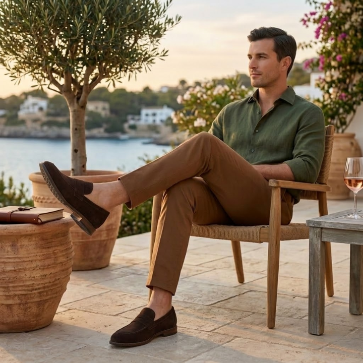 The Limone Men’s Classes Penny Comfort Loafers