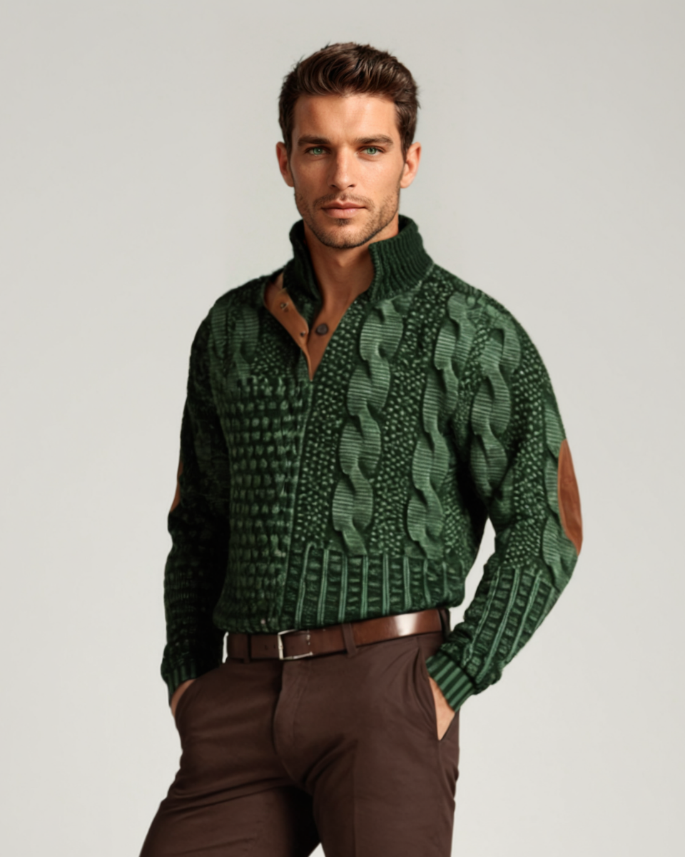 The Kingsley Men’s Luxury Cashmere Knit Sweater